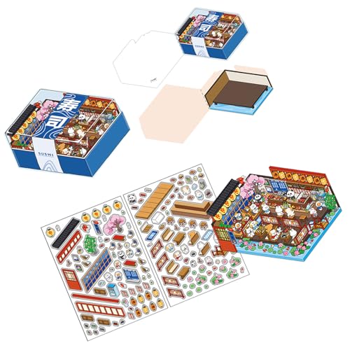 Szene Machen Aufkleber Cartoon Landschaft 2.5d Dekoratives Geburtstagsgeschenk Für Kinder Kinder Machen Sie Dekorative Cartoon Landschaft Für Kind von YiNLuax