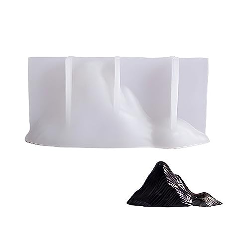 Vielseitiges 3D-Hill-Herstellungs-Antihaft-Gipsform-Set für Sojawachs und Epoxidharz-Bastelarbeiten von YiNLuax