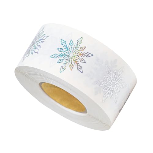 Weihnachtslabel Clear Scrapbooking Sticker Geschenk Schneeflocken Für Kartenbox Handwerk Dekoration Clear Scrapbooking Snowflake Für Kartenbox von YiNLuax