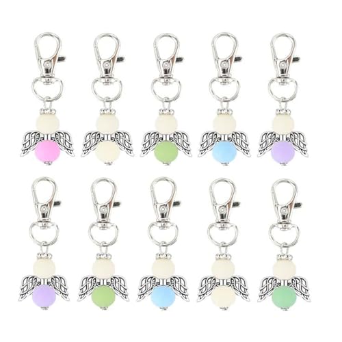 YiNLuax 10/30 Stück Segen Schlüsselanhänger Halter Perlen Flügel Anhänger Schlüsselanhänger für Gäste Babypartys Hochzeit Party YiNLuax 10/30 Stück Segen Schlüsselanhänger Halter Perlen Flügel Anhänger Schlüsselanhänger für Gäste Babypartys Hochzeit Party von YiNLuax