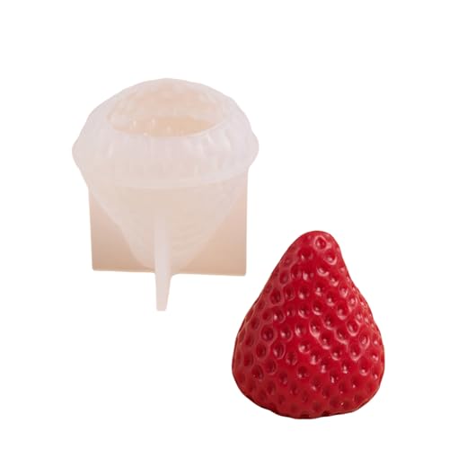 YiNLuax 3D-Erdbeer-Silikonformen, Duftformen, Seifenformen, Epoxidharz, Gips, Formen zur Herstellung YiNLuax 3D-Erdbeer-Silikonformen, Duftformen, Seifenformen, Epoxidharz, Gips, Formen zur Herstellung von YiNLuax