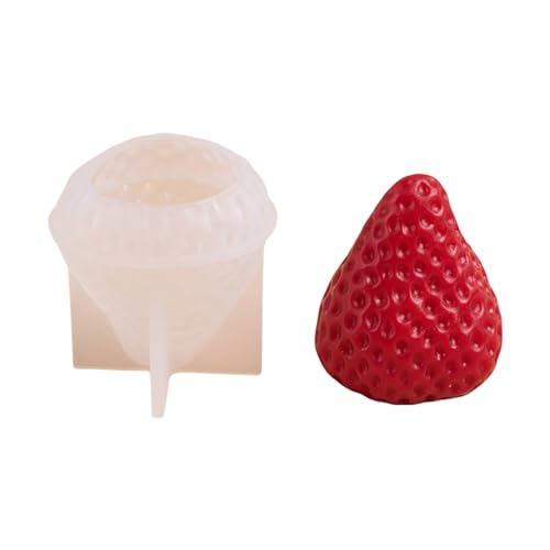 YiNLuax 3D-Erdbeer-Silikonformen, Duftformen, Seifenformen, Epoxidharz, Gips, Formen zur Herstellung YiNLuax 3D-Erdbeer-Silikonformen, Duftformen, Seifenformen, Epoxidharz, Gips, Formen zur Herstellung von YiNLuax