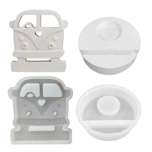 YiNLuax Gießformen, Kerzenhalter, Silikonformen, Anhänger, Dekorationen, 3D-Kerzenhalter-Formen von YiNLuax