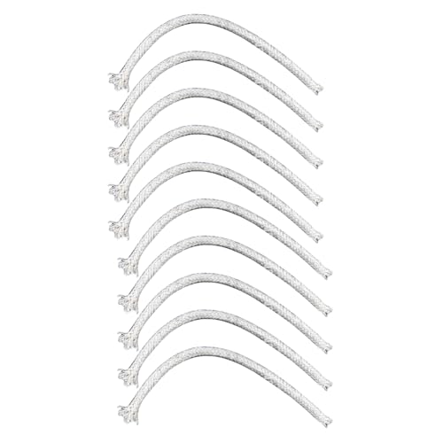 10pcs Baumwollöllampe Docht 15 Cm/5 90 Zoll Runde Baumwoll Geflochten von YiQinzcxg