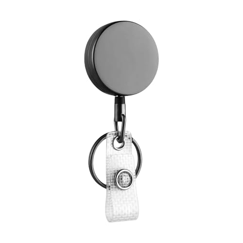 Einziehbarer Keyring Abzeichen Rollensteuer Karabiner Abzeichenhalter Renner Schlüsselbund Lanyard Roll Für Outdoor von YiQinzcxg