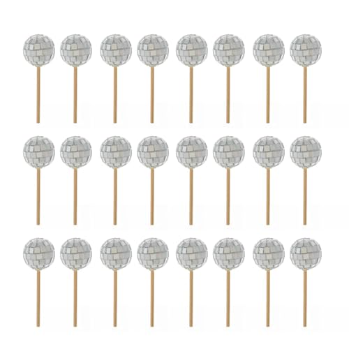 Set Mit 24 Eleganten Cupcake Toppern Reflektierenden Kugel Kuchenaufsätzen Für Geburtstags Und Hochzeitsfeiern Partyzubehör Set Mit 24 Eleganten Cupcake Toppern Reflektierenden Kugel Kuchenaufsätzen Für Geburtstags Und Hochzeitsfeiern Partyzubehör von YiQinzcxg