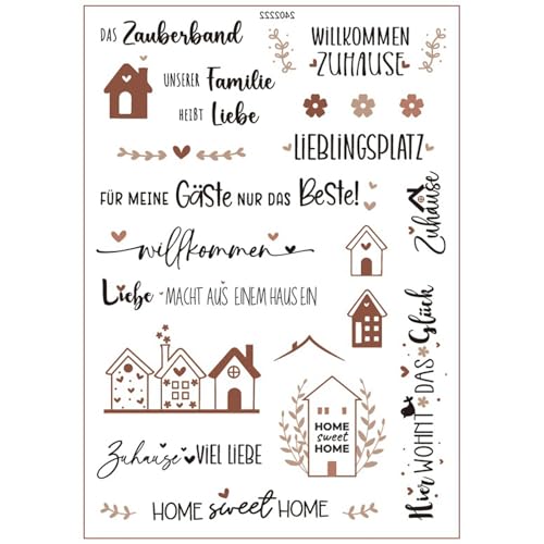 Wasserfestes Aufkleber Auf Aufkleber Für Kerzenglaswaren Holzmöbel 5.8x8.27 Zoll Wassertransfer Kerze Dekorativ Aufkleber Farbfast Reiben Sie Transfers von YiQinzcxg