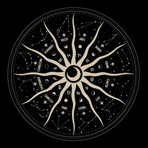 YiQinzcxg Astrologys Tarots Stoffquadrate Pendel Wahrscheinlichkeit Altäre Tischdecke Für Anfänger Und Erfahrene Leser von YiQinzcxg