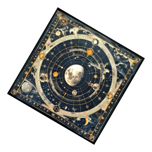 YiQinzcxg Divinations Tischdecke Moon Planet Astrologie Tarotkarte Tischdecke Altars Stoff Göttlichkeit Brettspiel Accessoire YiQinzcxg Divinations Tischdecke Moon Planet Astrologie Tarotkarte Tischdecke Altars Stoff Göttlichkeit Brettspiel Accessoire von YiQinzcxg