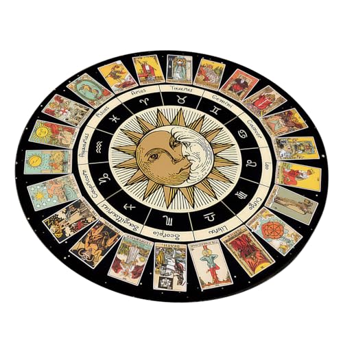 YiQinzcxg Heilungen Steinenergiegeneratoren Altäre Tarot Tarot Kartenmuster Altäre Tarotkartenpolster Wirchelne Pendel Zeremonie Matte von YiQinzcxg