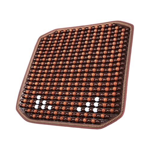 YiQinzcxg Holzperlen Sitzkissen Atmungsaktives Designs 42x42 cm Handgewebte Sitzpolster Für Home Office Car 4 Farboption Office Stuhl Kissen Mit Perlen von YiQinzcxg