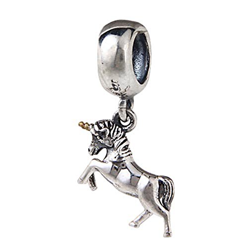 Einhorn-Charm, 925er-Sterlingsilber, tierförmiger Geburtstags-Charm für Pandora-Bettelarmbänder Einhorn-Charm, 925er-Sterlingsilber, tierförmiger Geburtstags-Charm für Pandora-Bettelarmbänder von YiRong Jewelry