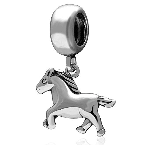 Pferde-Charm, 925er Sterlingsilber, für Pandora-Bettelarmbänder Pferde-Charm, 925er Sterlingsilber, für Pandora-Bettelarmbänder von YiRong Jewelry