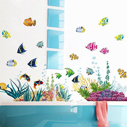 Aufkleber Entspannungszone Kinderzimmer 3D-Effekt Entspannungszone Ultimate Wandtattoo Wandsticker Wandaufkleber Unterwasserwelt Aufkleber Ozean Fisch Aufkleber Entspannungszone Kinderzimmer 3D-Effekt Entspannungszone Ultimate Wandtattoo Wandsticker Wandaufkleber Unterwasserwelt Aufkleber Ozean Fisch von YiYaO