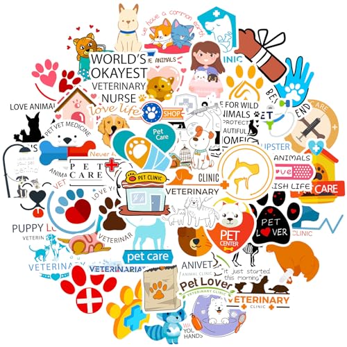 Aufkleber Pack 50 Tierpsychologie Tierärzte Aufkleber Grenzüberschreitende Neue Haustier Arzt Tierärzte Graffiti Aufkleber Aufkleber Pack 50 Tierpsychologie Tierärzte Aufkleber Grenzüberschreitende Neue Haustier Arzt Tierärzte Graffiti Aufkleber von YiYaO