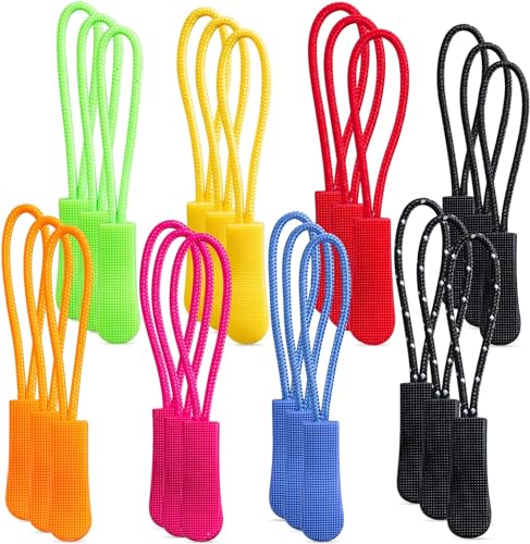 Reißverschluss Tag,Zipp Puller,40 Stück Zipper Pulls Reißverschluss Verlängerung Reißverschluss Tag Ersatz, 8 Farben von YiYaO