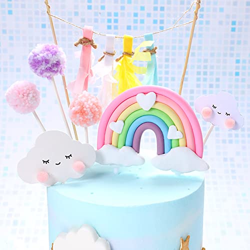 Kuchendeko Cake-Topper Tortendeko Geburtstag Haarball Luftballons Wolken Kuchen Topper für Kinder Mädchen Junge Frauen Hochzeit Andere Party Kuchendeko Cake-Topper Tortendeko Geburtstag Haarball Luftballons Wolken Kuchen Topper für Kinder Mädchen Junge Frauen Hochzeit Andere Party von YiYaO