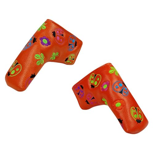 YiZYiF Golf-Putterkopfschutzhaube L-Form aus Leder mit Magnetverschluss – Robuste Hülle für Golfschläger-Putter Rot Einheitsgröße YiZYiF Golf-Putterkopfschutzhaube L-Form aus Leder mit Magnetverschluss – Robuste Hülle für Golfschläger-Putter Rot Einheitsgröße von YiZYiF