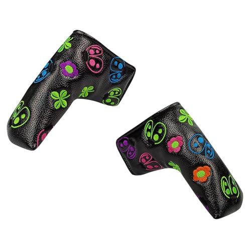 YiZYiF Golf-Putterkopfschutzhaube L-Form aus Leder mit Magnetverschluss – Robuste Hülle für Golfschläger-Putter Schwarz Einheitsgröße YiZYiF Golf-Putterkopfschutzhaube L-Form aus Leder mit Magnetverschluss – Robuste Hülle für Golfschläger-Putter Schwarz Einheitsgröße von YiZYiF