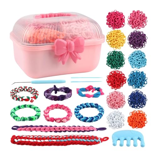 Yianyal Armband Bastelset für Mädchen | Buntes Stoffbänder-Set Mit Charm-Anhängern,Fädelset Schmuckbänder Für Kinder Jugendliche Freunde Schule Geburtstag Weihnachtsfeier Yianyal Armband Bastelset für Mädchen | Buntes Stoffbänder-Set Mit Charm-Anhängern,Fädelset Schmuckbänder Für Kinder Jugendliche Freunde Schule Geburtstag Weihnachtsfeier von Yianyal