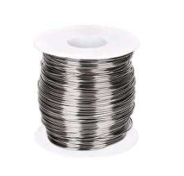 1 Rolle 304 Edelstahldraht, 100 Meter x 0,8 mm Modellierdraht, Biegbarer Edelstahl Draht Silberdraht Zum Basteln mit Spule, Basteldraht für Bailing-Draht, Modellierdraht, Schmuckherstellung von Yicenmy
