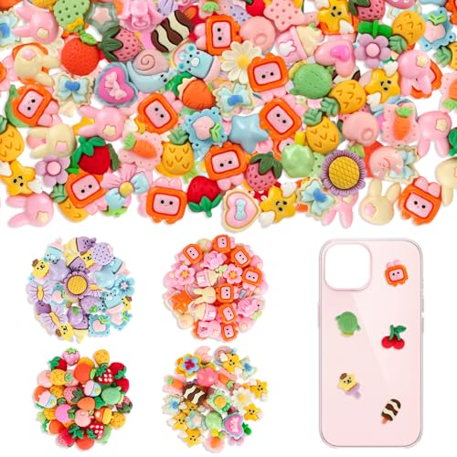 160 Stücke Super Niedlich Schleim Charms, Stereo Cute Schleim Charms Mixed Set mit Cartoon-Muster, Süßigkeiten Harz Flatback für DIY, Handyhülle, Haarclip, Schmuckherstellung, Zufälliger Stil 160 Stücke Super Niedlich Schleim Charms, Stereo Cute Schleim Charms Mixed Set mit Cartoon-Muster, Süßigkeiten Harz Flatback für DIY, Handyhülle, Haarclip, Schmuckherstellung, Zufälliger Stil von Yicenmy