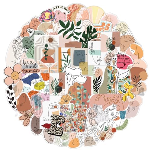 Sticker kinder, 100 PCS Bohemian Sticker Set, Wasserfeste Kinder Sticker, Kindergeburtstag Geschenk Party Dekorationen, Belohnungen, Aufkleber kinder für Schränke, Laptops, Fahrräder Sticker kinder, 100 PCS Bohemian Sticker Set, Wasserfeste Kinder Sticker, Kindergeburtstag Geschenk Party Dekorationen, Belohnungen, Aufkleber kinder für Schränke, Laptops, Fahrräder von Yicoonuo