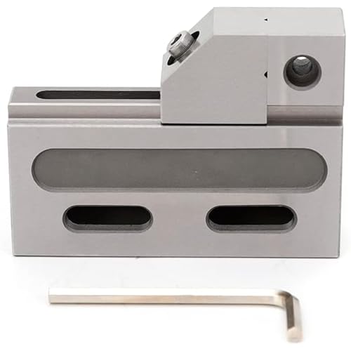 Yidubid Hohe Präzision CNC Draht EDM-Schraubstock, 2 Zoll Rostfreier Stahl Backenöffnungsspanner 0-50mm Backe Gleitend 1.5Kg Feste Ausführung Spannen Schraubstock Vorrichtungen von Yidubid
