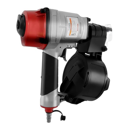 Yidubid Pneumatisch Siding Coil Nagler, CN55 Coil Siding Nagler 25-57mm Handgerät Air Framing Stapler Gun Roofing Nailer, 15° & 16° Nails, 300-350 Nail CapacityBlack,1 Yidubid Pneumatisch Siding Coil Nagler, CN55 Coil Siding Nagler 25-57mm Handgerät Air Framing Stapler Gun Roofing Nailer, 15° & 16° Nails, 300-350 Nail CapacityBlack,1 von Yidubid