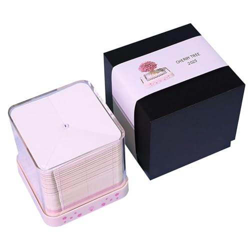 Yidueace 3D Memo Block, 2026 Baum 3D Notizblock Kunst Kalender, Dekorative Skulptur Für Stabiles Zimmer Tisch Büro Klassenzimmer Schlafzimmer Wohnzimmer Konferenzraum Schule Lehrer von Yidueace