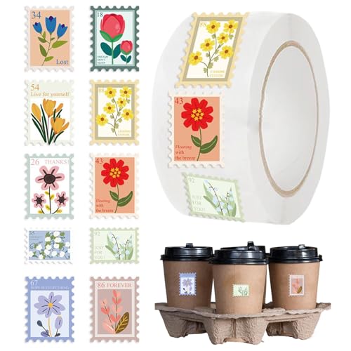 Yidueace Briefmarken Aufkleber | Selbstklebende Blumenetiketten | 500 Stücke Bullet Journaling Blumenetiketten Bastelbedarf für Geschäftskarten Notizbuch Yidueace Briefmarken Aufkleber | Selbstklebende Blumenetiketten | 500 Stücke Bullet Journaling Blumenetiketten Bastelbedarf für Geschäftskarten Notizbuch von Yidueace