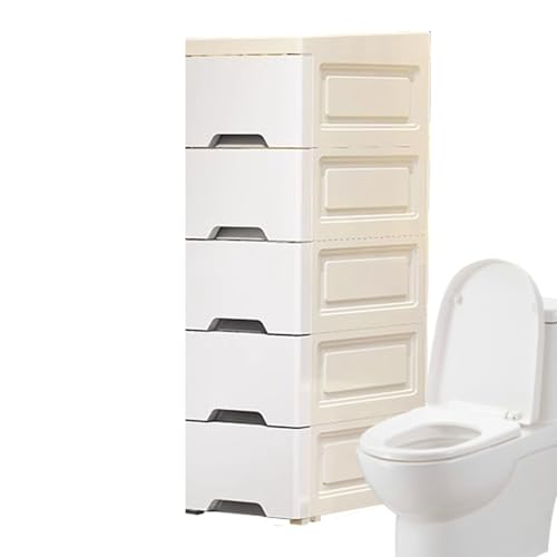 Yidueace Stauraum Für Kleine Räume,Stehschrank Mit Rollen Platzsparend Für Kleine Räume | 5-Ebenen Schubladen-Design Vertikaler Organisationsturm für Geschäfte, Wohnheime, Schlafzimmer, Wohnzimmer und Yidueace Stauraum Für Kleine Räume,Stehschrank Mit Rollen Platzsparend Für Kleine Räume | 5-Ebenen Schubladen-Design Vertikaler Organisationsturm für Geschäfte, Wohnheime, Schlafzimmer, Wohnzimmer und von Yidueace