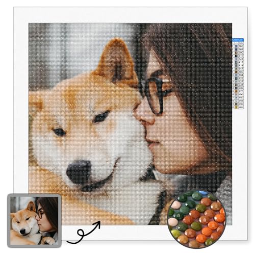 Yihariye Diamond Painting Eigenes Foto Personalisiert, Diy 5D Diamont Painting Set, Full Diamant-Runder/Quadratischer Diamant, Benutzerdefinierte Home Dekor, Verschiedene Größen Verfügbar Yihariye Diamond Painting Eigenes Foto Personalisiert, Diy 5D Diamont Painting Set, Full Diamant-Runder/Quadratischer Diamant, Benutzerdefinierte Home Dekor, Verschiedene Größen Verfügbar von Yihariye