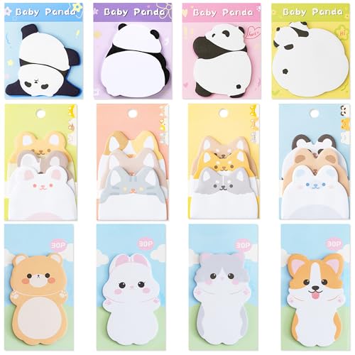 12 Stück Cartoon Tiere Haftnotizen, 420 Zettel Niedliche Klebezettel Tier Design, Tier Thema Haftnotizzettel Cartoon Tier Notizzettel TierföRmiger Haftnotizblock für Zuhause Büro 12 Stück Cartoon Tiere Haftnotizen, 420 Zettel Niedliche Klebezettel Tier Design, Tier Thema Haftnotizzettel Cartoon Tier Notizzettel TierföRmiger Haftnotizblock für Zuhause Büro von YiiHHooN