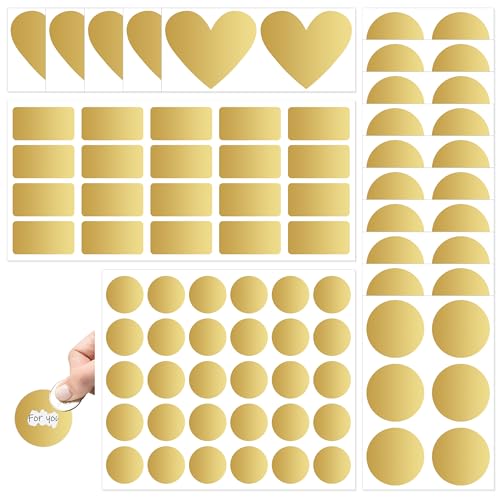 120 Stück Rubbelaufkleber, 4 Größen Rubbellose Selber Machen, Selbstklebende Rubbelkarten Rubbelsticker Rubbeletiketten zum Aufkleben für Party Spiele Geschenk Postkarte Bastelarbeiten von YiiHHooN