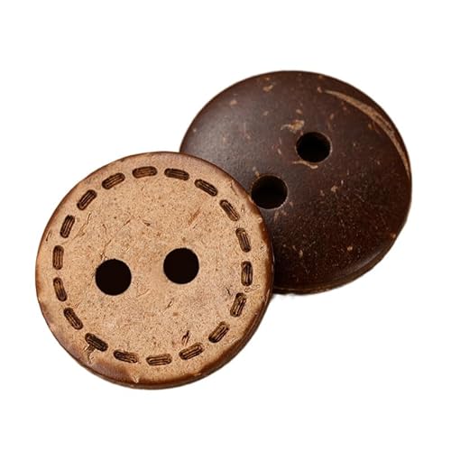 150 Stück Kokosknöpfe, Vintage Holzknöpfe zum Annähen, 11.5/12.5/15/20/23 mm Braun Knöpfe Holz Kokosnuss Knöpfe Naturholzknöpfe Runde Form zum Nähen und Basteln Dekorationen 150 Stück Kokosknöpfe, Vintage Holzknöpfe zum Annähen, 11.5/12.5/15/20/23 mm Braun Knöpfe Holz Kokosnuss Knöpfe Naturholzknöpfe Runde Form zum Nähen und Basteln Dekorationen von YiiHHooN