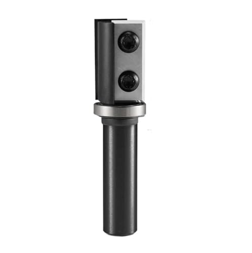 Yiiangtro 1 stücke 8mm 12mm 1/2 Zoll Holz Hobel Bit Trimmen Bit Fräser for Holz CNC Holzbearbeitung Werkzeuge Einsatz Austauschbare Klinge Ende Mühle(2T-S12.7mmxL29.5mm) von Yiiangtro