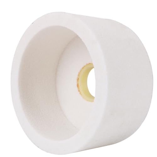 Yiiangtro 100/125/150 mm weißes Korund-Topfschleifrad for Polieren, Schleifen von Metallen und Marmor, schärferes Werkzeug von Yiiangtro