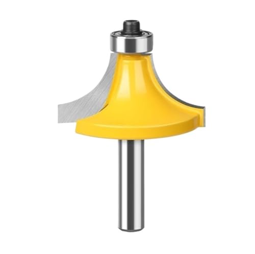 Yiiangtro 8mm Schaft Ecke Runde Über Router Bit R 15,9mm, 20,15mm, 25,2mm mit Lager Fräser for Holz Holzbearbeitung Werkzeug Wolfram(8mmX44mm) von Yiiangtro
