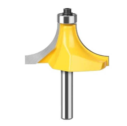 Yiiangtro 8mm Schaft Ecke Runde Über Router Bit R 15,9mm, 20,15mm, 25,2mm mit Lager Fräser for Holz Holzbearbeitung Werkzeug Wolfram(8mmX63mm) von Yiiangtro