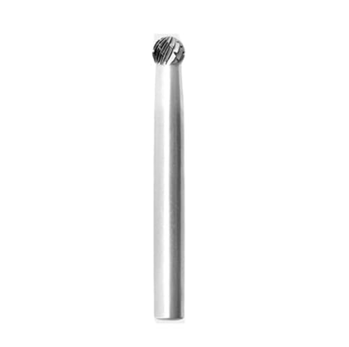Yiiangtro D/DX-Typ Wolframkarbid-Rotationsfeile, Spitzenfräser, Schleifwerkzeug, runder Kugelbohrer, Fräser, Metall- und Holzschnitzbohrer(DX0605M06) von Yiiangtro