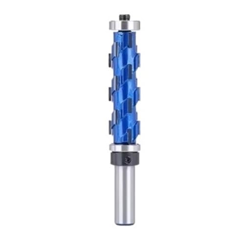 Yiiangtro Fräser, 12 mm, 1/2-Zoll-Schaft, bündiger Trimm-Schaftfräser, Vollhartmetall, Spiral-Doppellager, CNC-Fräser for Holz(12.7mmx65mm) von Yiiangtro