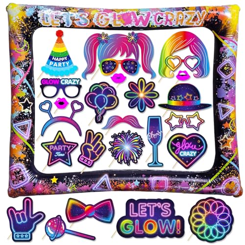 Let's Glow Fotobox Accessoires Neon Foto Requisiten Aufblasbarer Fotorahmen Geburtstag Karneval Hochzeit Party-Zubehör Let's Glow Fotobox Accessoires Neon Foto Requisiten Aufblasbarer Fotorahmen Geburtstag Karneval Hochzeit Party-Zubehör von YiiiGoood