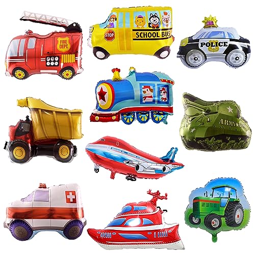 10 Stück Car Folienballons Auto Luftballon Verkehr Fahrzeuge Foil Balloons Babydusche Helium Ballons Mylar Ballon für Auto-Thema Party Baby Shower Deko Kinder Geburtstagsparty Hochzeiten Dekoration 10 Stück Car Folienballons Auto Luftballon Verkehr Fahrzeuge Foil Balloons Babydusche Helium Ballons Mylar Ballon für Auto-Thema Party Baby Shower Deko Kinder Geburtstagsparty Hochzeiten Dekoration von Yijunmca