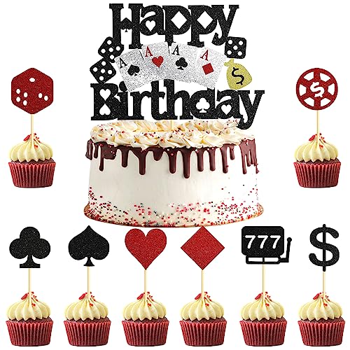 25 Stück Poker Tortendeko Casino Kuchen Deko Unterhaltung Themen Kuchendeko Spielkarten Geburtstag Deko Happy Birthday Cake Topper Kuchen Topper für Geburtstagsfeier Casino Poker Party Dekoration 25 Stück Poker Tortendeko Casino Kuchen Deko Unterhaltung Themen Kuchendeko Spielkarten Geburtstag Deko Happy Birthday Cake Topper Kuchen Topper für Geburtstagsfeier Casino Poker Party Dekoration von Yijunmca