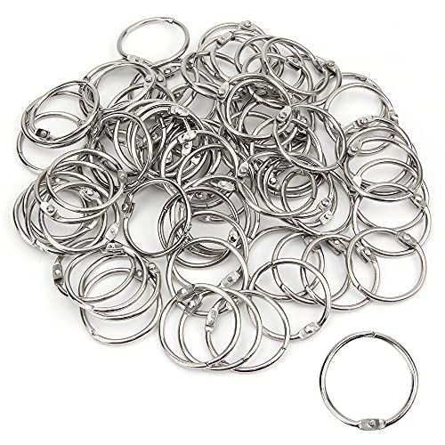 100 Stück Bücher Ringe 30mm Binder Ring Loseblatt Verbinder Ringe Buchringe Heftringe Metall Lose Blatt Buch Ringe für Tagebuch Karteikarten Schlüsselringe Scrapbook Album Handwerk Fotoalbum Memo 100 Stück Bücher Ringe 30mm Binder Ring Loseblatt Verbinder Ringe Buchringe Heftringe Metall Lose Blatt Buch Ringe für Tagebuch Karteikarten Schlüsselringe Scrapbook Album Handwerk Fotoalbum Memo von YiliYa