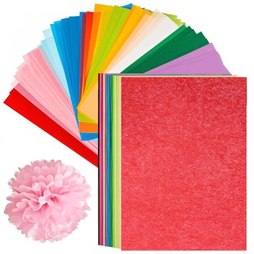 200 Blatt Seidenpapier Bunt, 20 Farben Seidenpapier A4 Tissue Paper Seidenpapier zum Verpacken 20 g/m² Geschenkpapier für Hochzeit Deko Weihnachten Verpackung DIY Strauß 200 Blatt Seidenpapier Bunt, 20 Farben Seidenpapier A4 Tissue Paper Seidenpapier zum Verpacken 20 g/m² Geschenkpapier für Hochzeit Deko Weihnachten Verpackung DIY Strauß von YiliYa