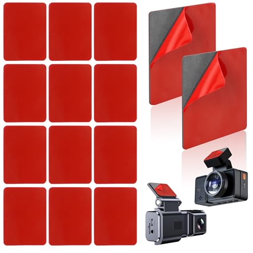 YiliYa Klebepads Doppelseitig 44 x 33 mm,20 Stück Doppelseitiges Klebeband aus Acrylschaum Dash Cam Ersatz-Klebepads Set für Action-Kamera und Dashcams von YiliYa