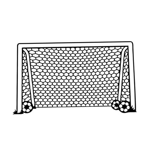 Yililay Wandaufkleber Fußballtor Tennis Sport Vinyl dekorative Kunst Wandaufkleber Jungen Zimmer Kinder Kindergarten Wohnkunst Wandkunst von Yililay