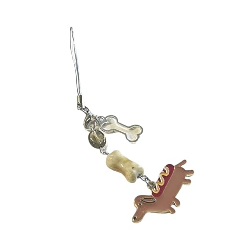 Yilingjc Niedlicher Dackel-Charm, Handykette, trendsetzende Wursthund-Handykette, Schlüsselband, um Geräten Persönlichkeit zu verleihen Yilingjc Niedlicher Dackel-Charm, Handykette, trendsetzende Wursthund-Handykette, Schlüsselband, um Geräten Persönlichkeit zu verleihen von Yilingjc